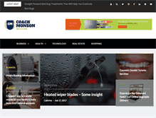 Tablet Screenshot of coachmonson.com